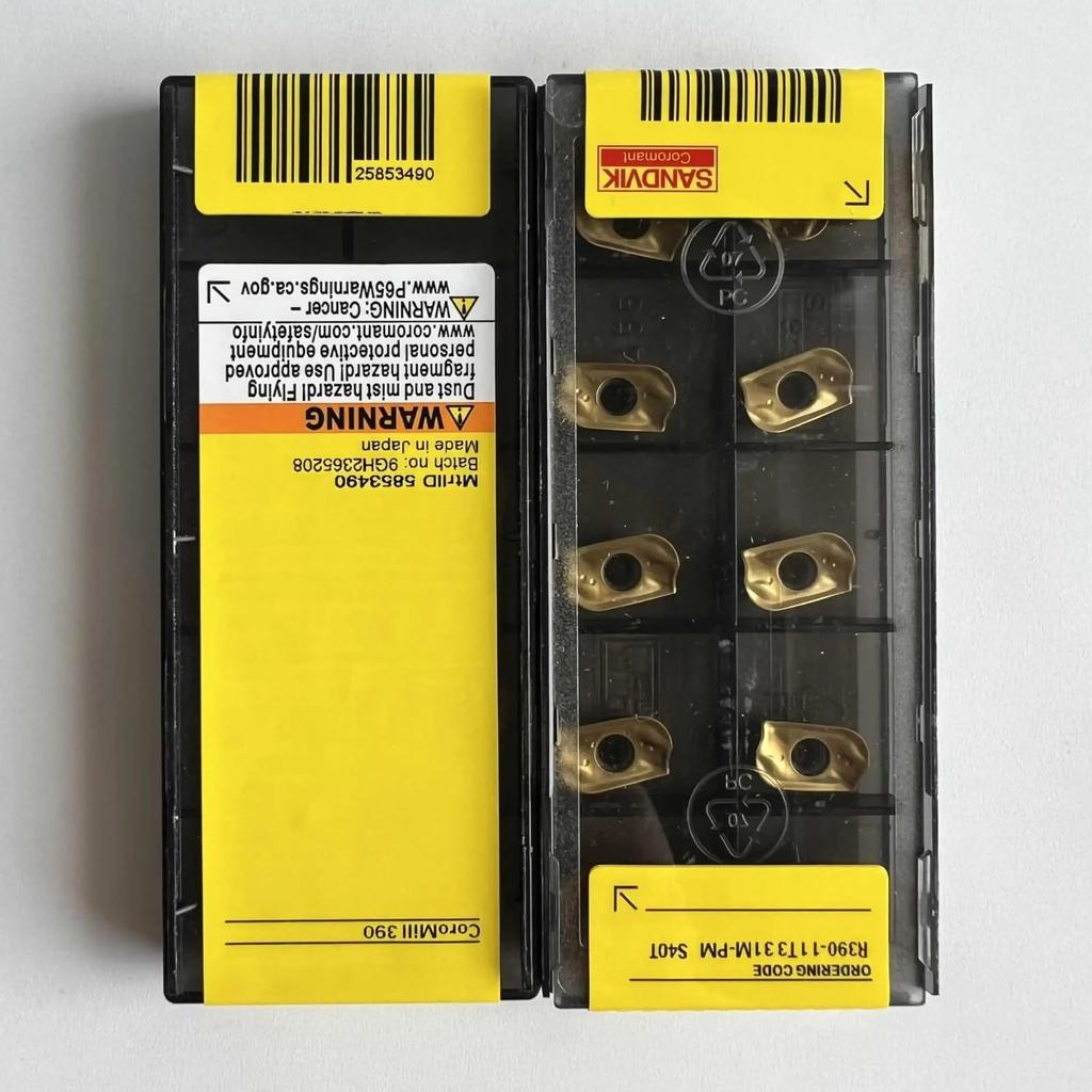 Original Sandvik / R390-11T331M-PM S40T / Carbide CNC Blade 10 Pieces
