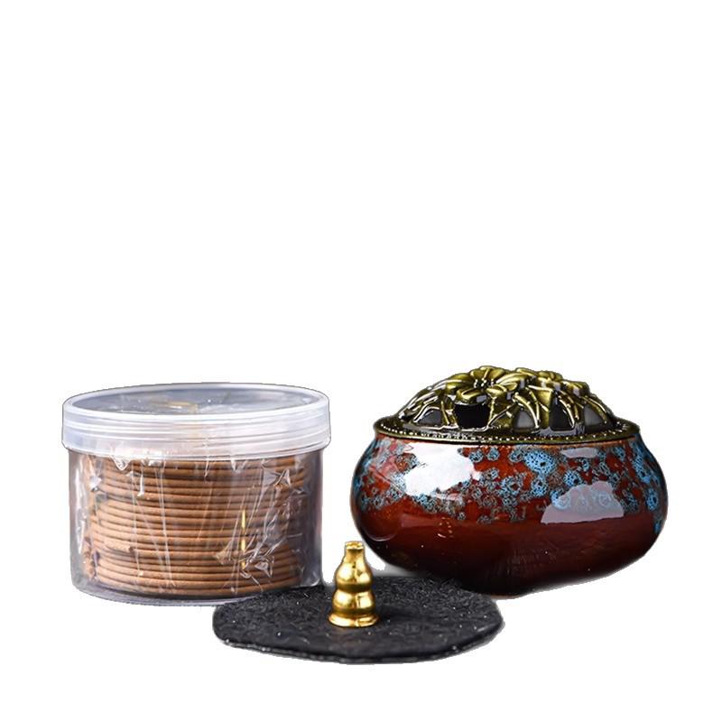 Sandalwood & Mugwort Mosquito Repellent Incense: Harmless, Long-lasting Aroma for Indoor Deodorization & Odor Removal.