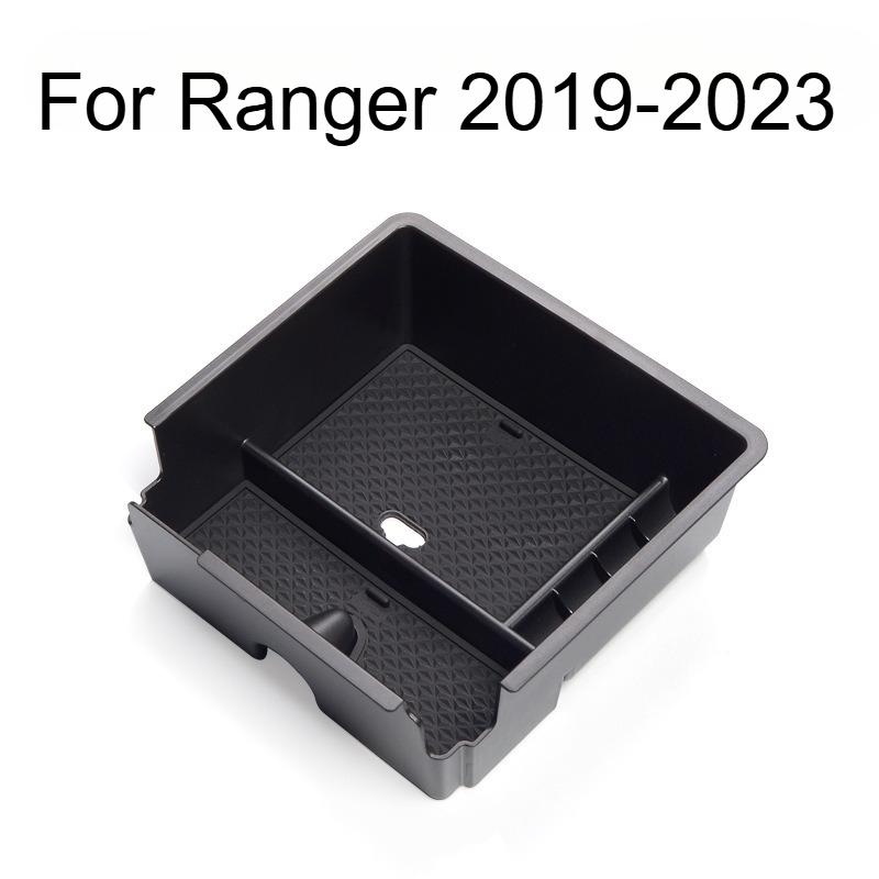 

Center Console Organizer Tray Armrest Storage Box Layered Storage Box Interior Accessories For Ford Ranger 2019 2020 2025-2025