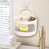 Wall Baskets Wall Mounted Storage Basket With Hook No Drill Organizing Bag With Hook Over Door Bathroom Organizer For Kitchen