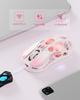 GravaStar Mercury M1 Pro Gaming Mouse, Cute Pink, Wireless/Wired, Lightweight, 4K Polling Rate, 26000 DPI, Low Latency, High Sensitivity, 2.4G/Bluetoo