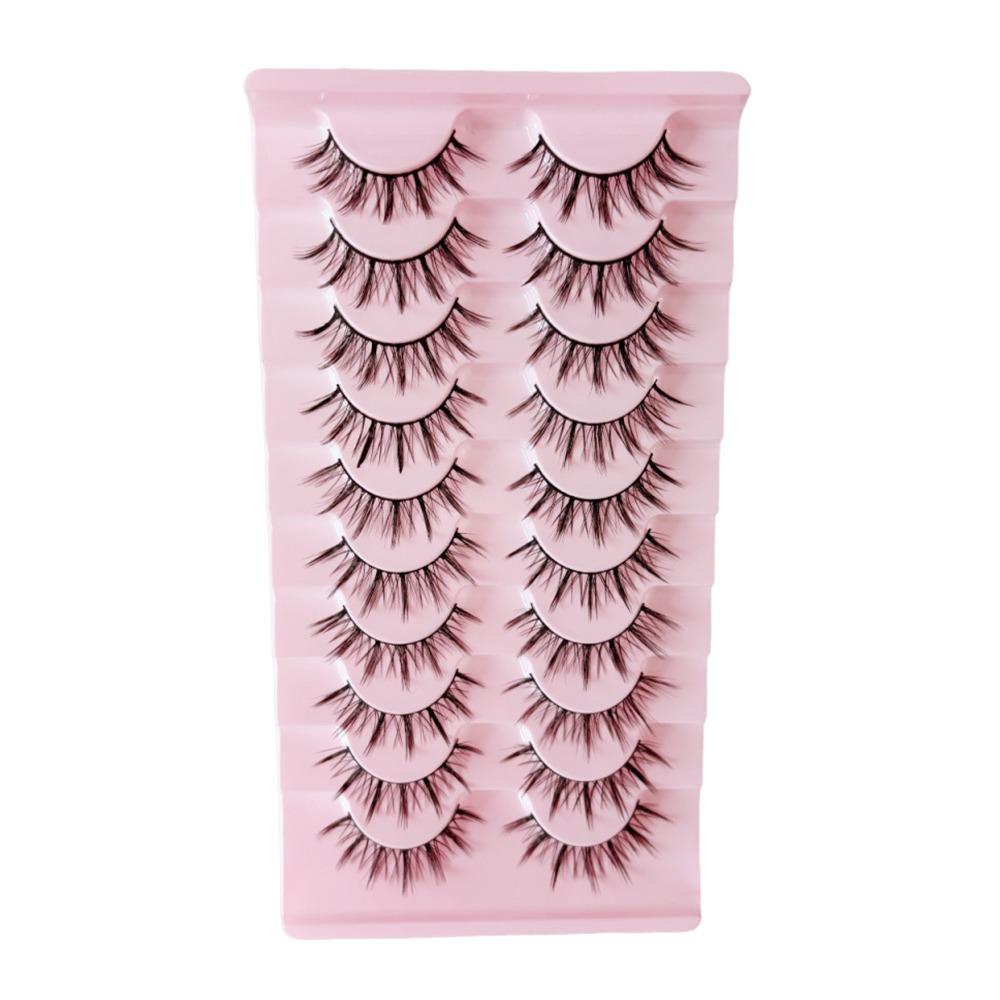 5/10 Pairs Soft False Eyelash Extension Dramatic Mink Eyelashes Beauty Faux Cils  Eyelash Extension