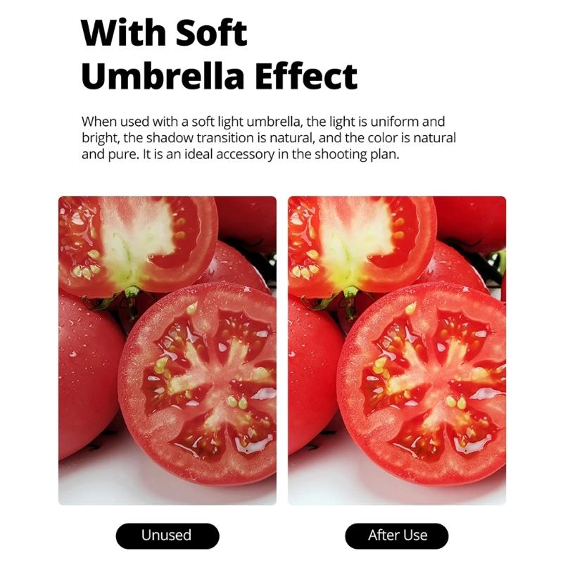 ADS5 Foldable Soft Umbrella Portable Studio Photography for Studio Flash Speedlites Creating Natural and Even Lighting