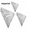 3PCS Metal Marking Square Tube Folding Ruler Stainless Steel Measuring Tools  DIY Enthusiasts