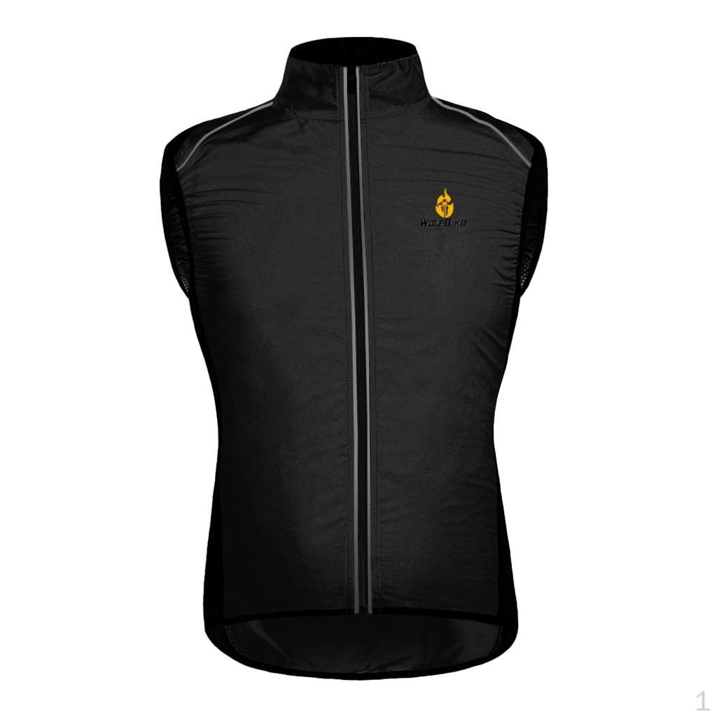 

Унисекс Светоотражающая велосипедная ветрозащитная спортивная куртка для бега