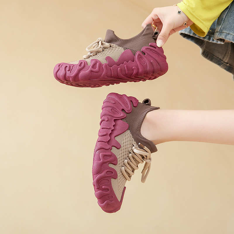 Fashion Round Foot Big Sole Small Size Heel Shoes Woman 33 Oxford Platform Women Boots Height Woman Shoes Sneakers Sports Overseas