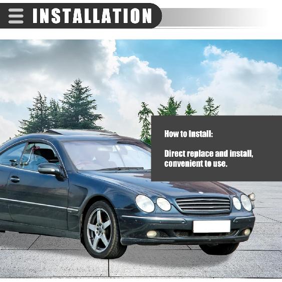 Motoforti Car Stabilizer Sway Bar Control Rod Front Stabilizer Sway Bar Links, for Mercedes-Benz CL500 2000-2006, Metal, 2203200389, Black,