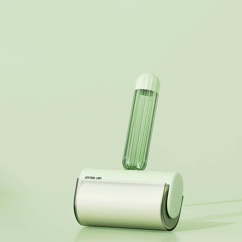 Type Tearable Roll Paper Hairs Sticky Roller Dust Pet Hair Remover Brush Clothes Carpet Lint Cleaning Replaceable Core