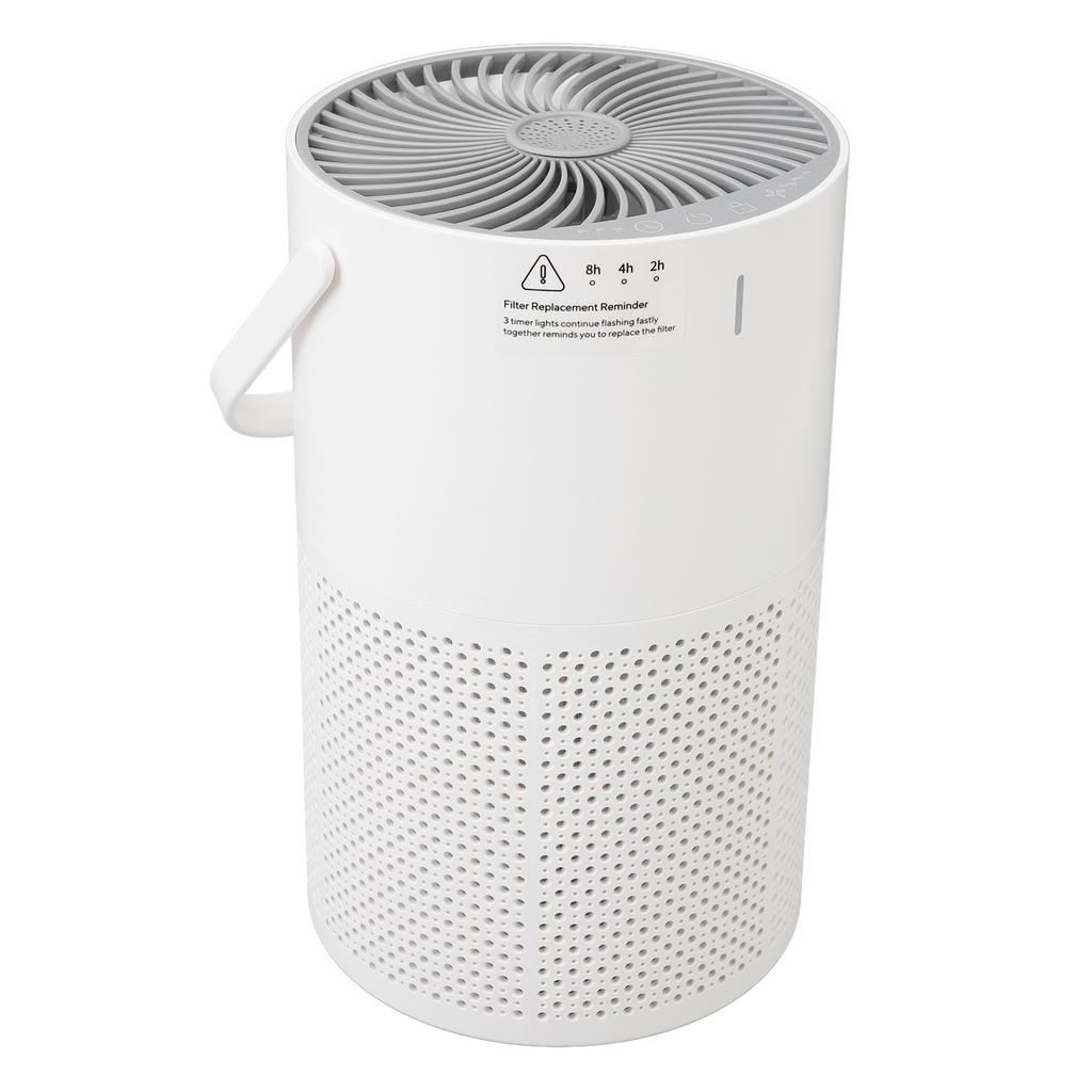 Portable Air Purifier Negative Ion Air Cleaner with 2H 4H 8H Timing Kids Safety Lock for Bedroom Office Living Room