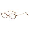 Anti-Blue Flat Glasses Metal Retro Glasses Frame Personalized Myopia Glasses Frame Glasses