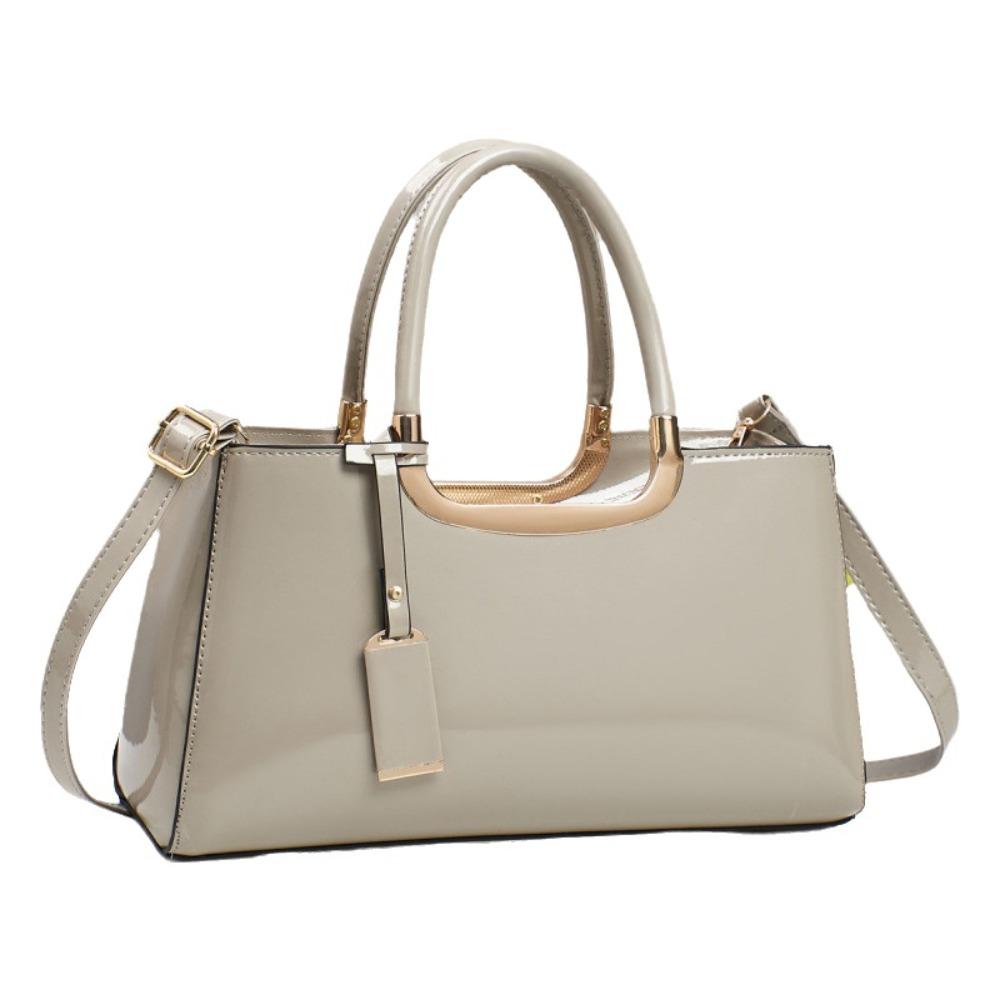 

Vintage PU Leather Ladies Hand Bags Large Capacity Casual Versatile Tote Female Handbag Messenger Bags Daily Use серый