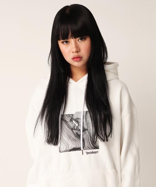 Respect Broken Respect Hoodie (White) White/L