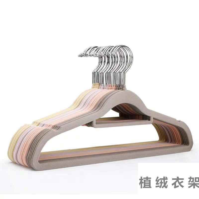 10pcs/Lot Hanger Clothing Store Coat 45cm/35cm Velvet Clothes Hangers Hooks for Adult/Child Clothes Hangers Rack Dress Hook