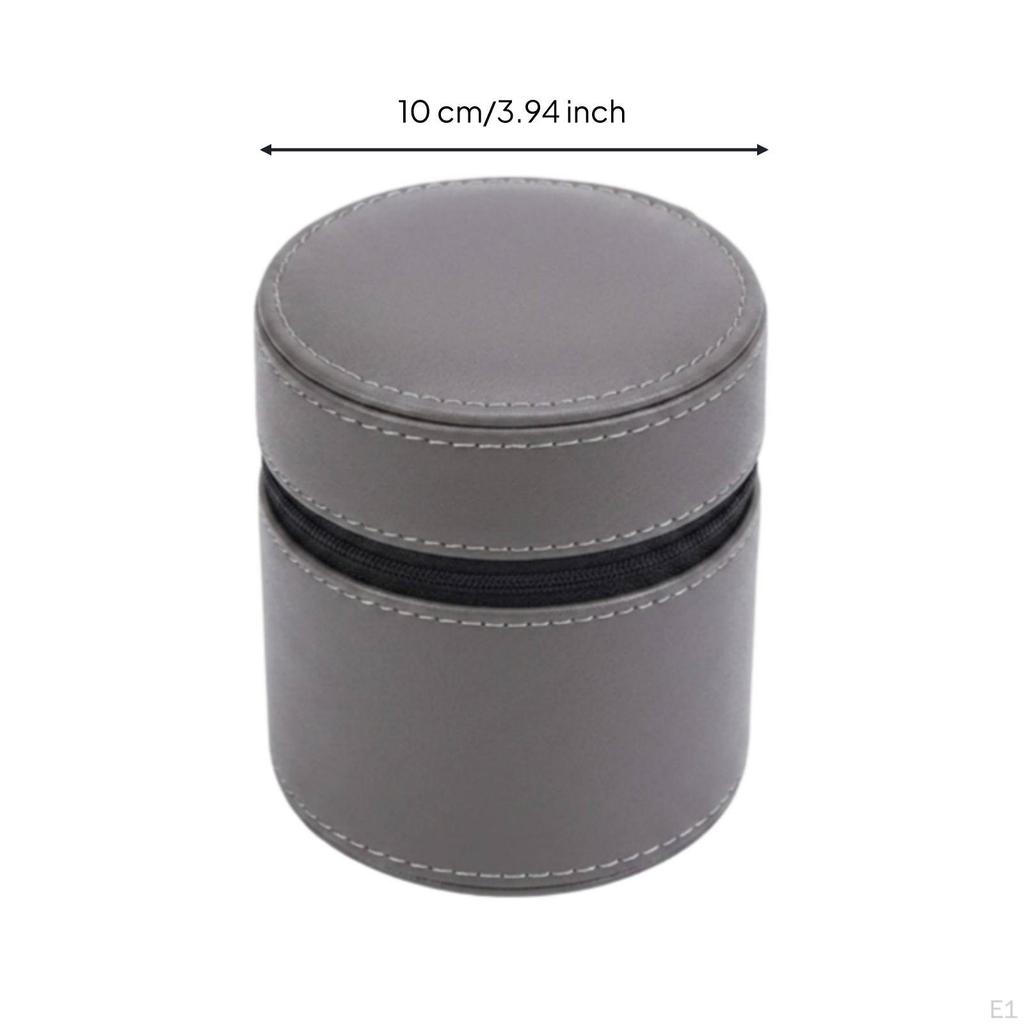 Travel Watch Case Hard Shell Zippered for JetSetters, Suitcase Packing, Dresser