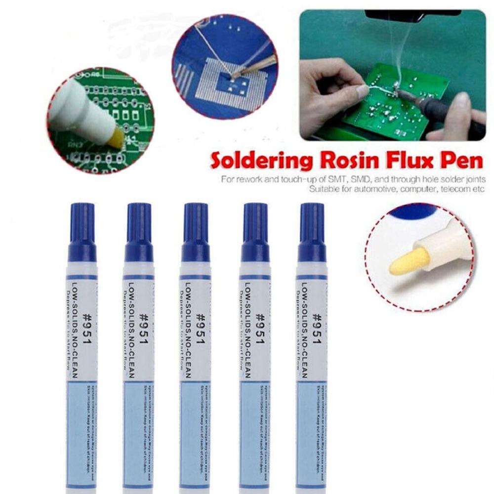 

2Pcs DIY PCB Welding/flux Pen Low Solids Clean Free Rosin Pen PCB Board