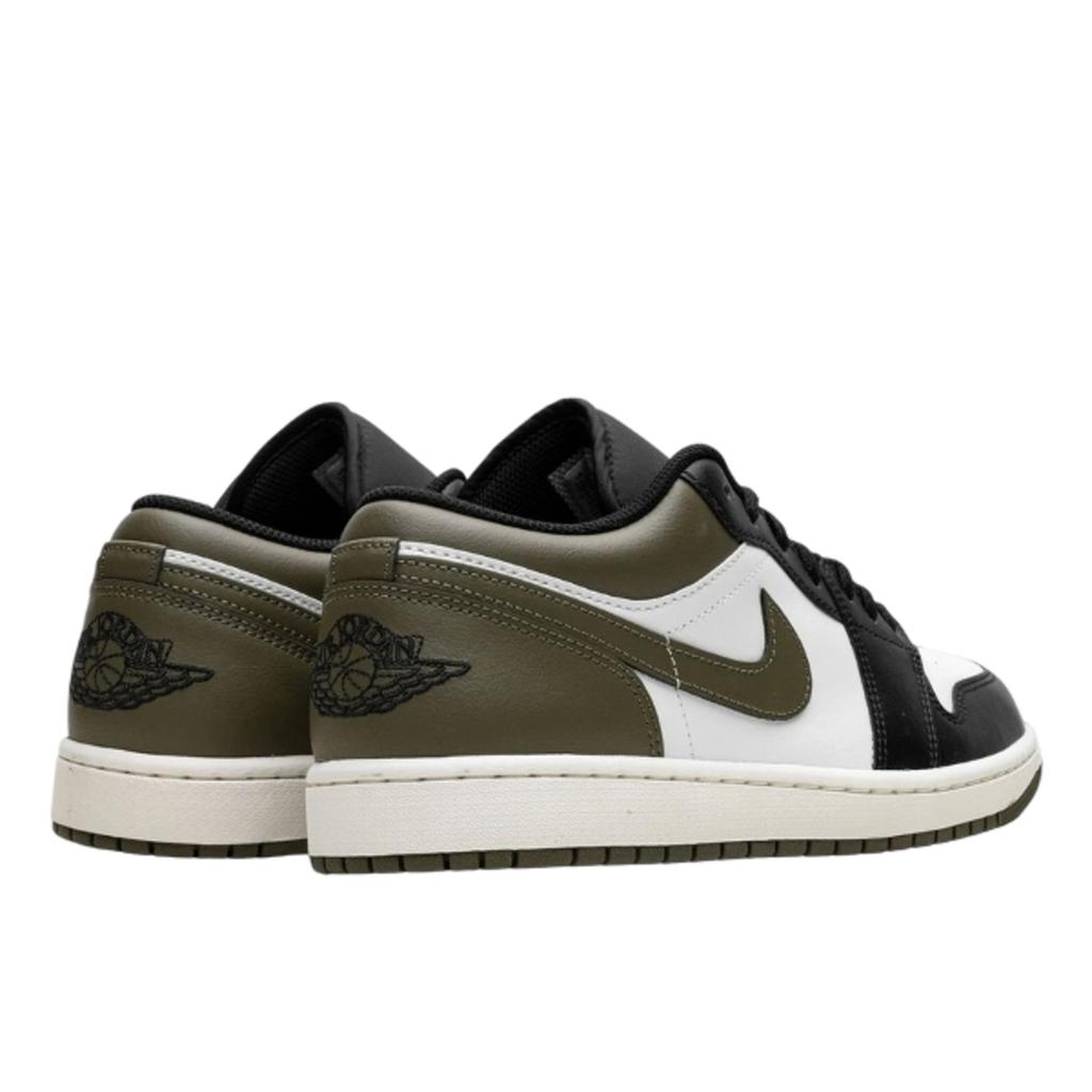 Air Jordan 1 Low Black Toe Medium Olive