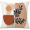 Printed Throw Pillow Case For Sofa Nordic Leaves Style Cushion Cover Pillow Case Home Decor 18 X 18 Inches