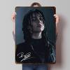 Poster in banda stagnata di Billie Eilish Arte da Parete Personalizzabile Segni Metallici Retro Vintage per Decorazione Casa Stanza Garage Giardino Estetico