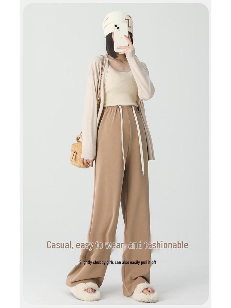 2024 Weitbeinige Umstandshose - Frühling & Herbst Übergröße Freizeitkleidung für frühe Schwangerschaft