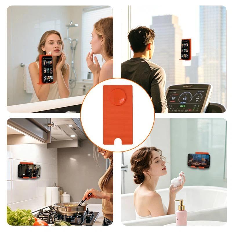 1Pcs Bendable Multi-Angle Desktop Mount Silicone Phone Holder Stand For Phone Tablet Portable Foldable Home Office