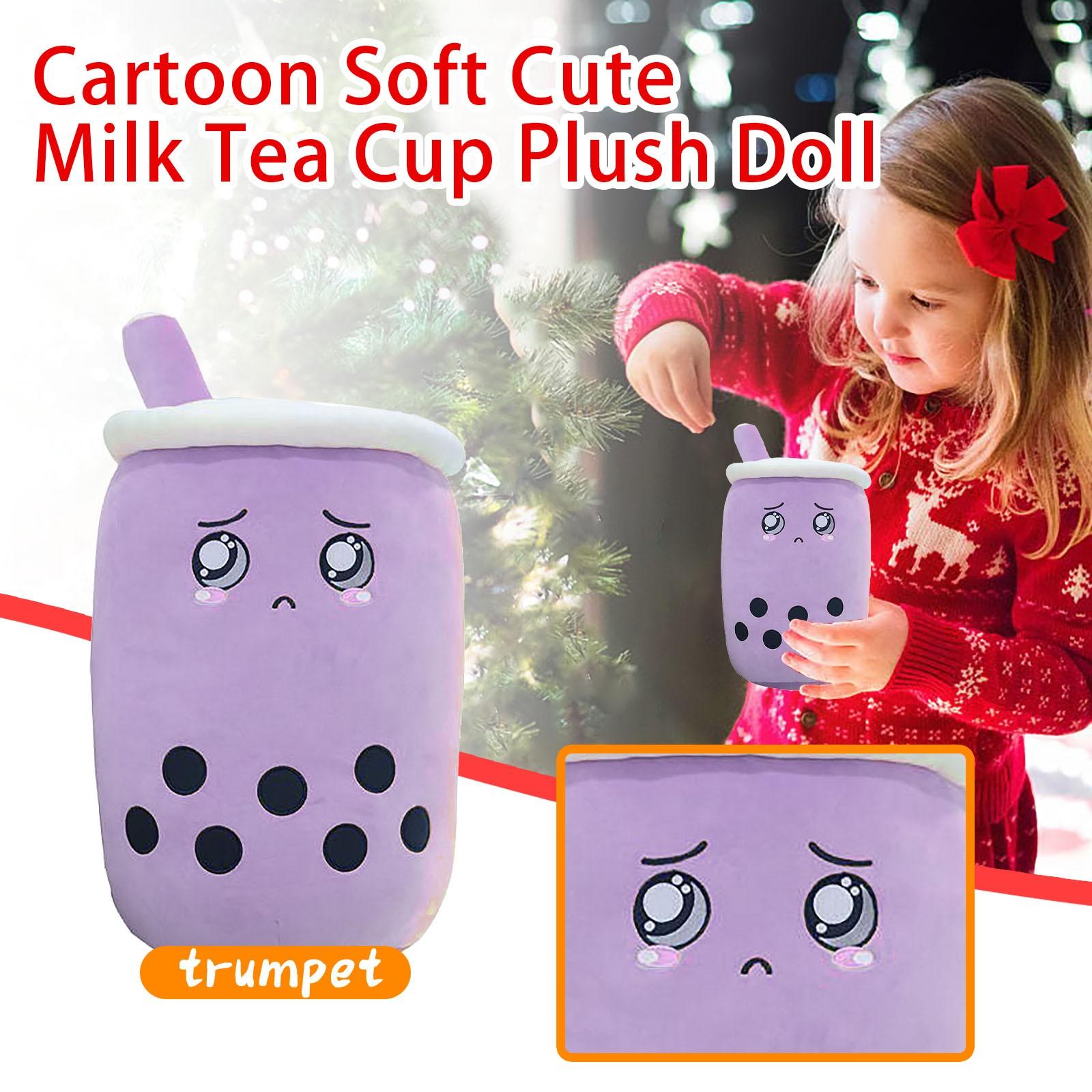 

Мягкая милая мультяшная плюшевая кукла с чашкой чая с молоком One Size