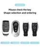 Car Key Case Replacement Cover 3buttons for Mercedes-Benz Key AMG MAYBACH 2016+ C-class E-class GLC300L E300l/E260/E350 A200 HO1