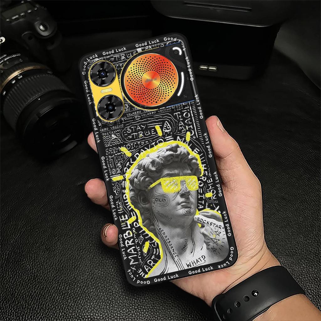 Silikonhülle Handyhülle für ZTE Nubia Music2 Stoßfest Cartoon Vollständig umschließend Langlebig Staubdicht TPU Modisches Design Niedlich