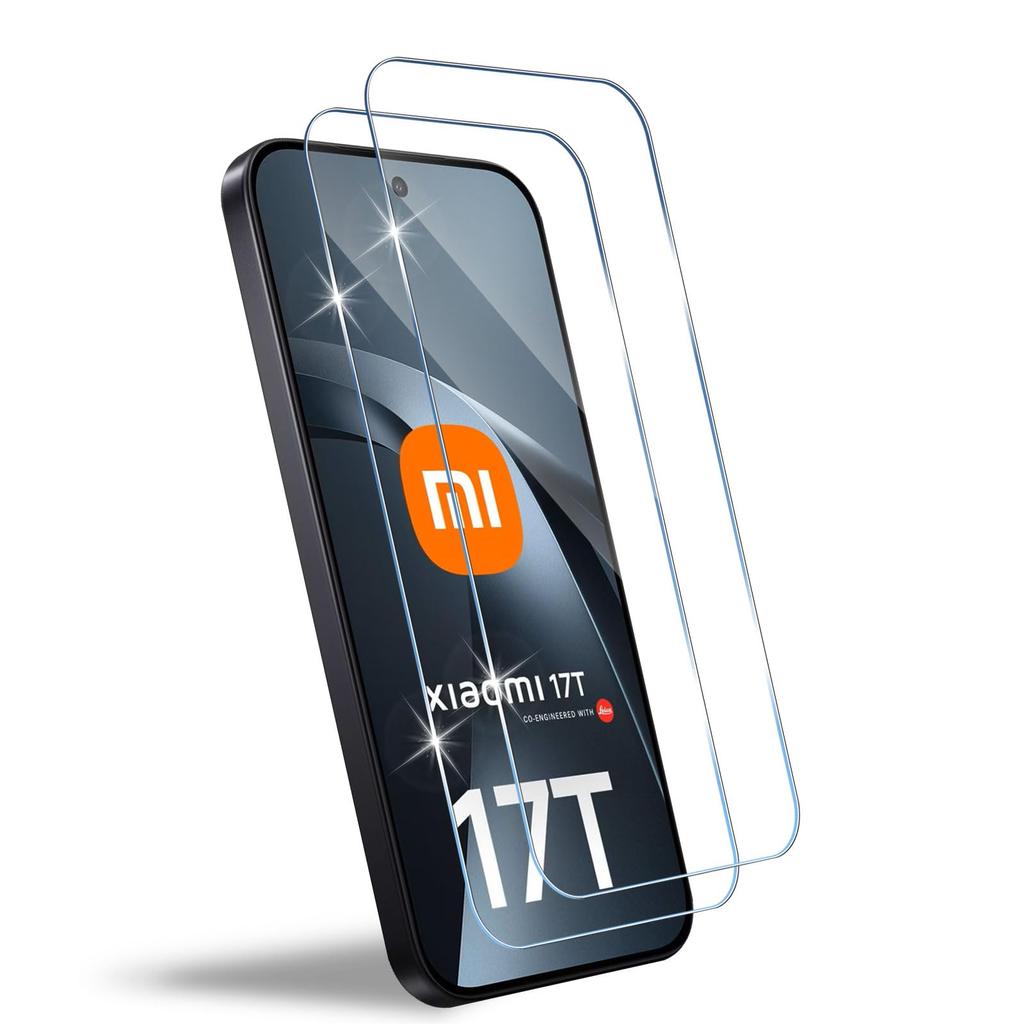 6in1 [3+3 Pack] Tempered Glass Screen Protector for Xiaomi 17T Pro/ 17T Soft Camera Lens Film 17TPro 5G