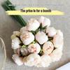 27-Head Small Rose Peony Artificial Bouquet for Home Decor or Photography Props
