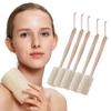 Natürlicher Peeling-Luffa-Badebürste Luffa-Schwamm Körperbürste mit langem Holzgriff Rückenbürste Hautpflege Unisex Heimreinigung