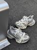 Kožené Paris 3xl dad shoes dámské 2025 podzim nové retro staré silná podrážka zvyšující ležérní sportovní boty trend