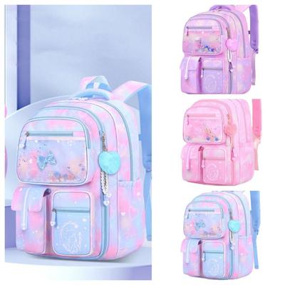 Schultertasche mit seitlicher Öffnung Mehrere Taschen Schülertasche Kinderrucksack Grundschule