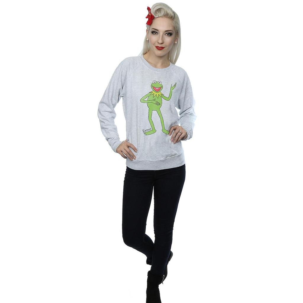 The Muppets Womens/Ladies Classic Kermit Heather Sweatshirt