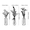 Metal Flower Vase Wall Decorations, Metal Flower Vase Wall Arts Sign Metal Decorations