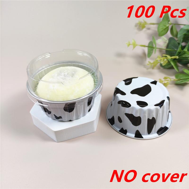 Foil Cake Mold Lightweight Molded Disposable Baking Tray Heat-Resistant Aluminum Foil Tin Cup For Kitchen Essentials