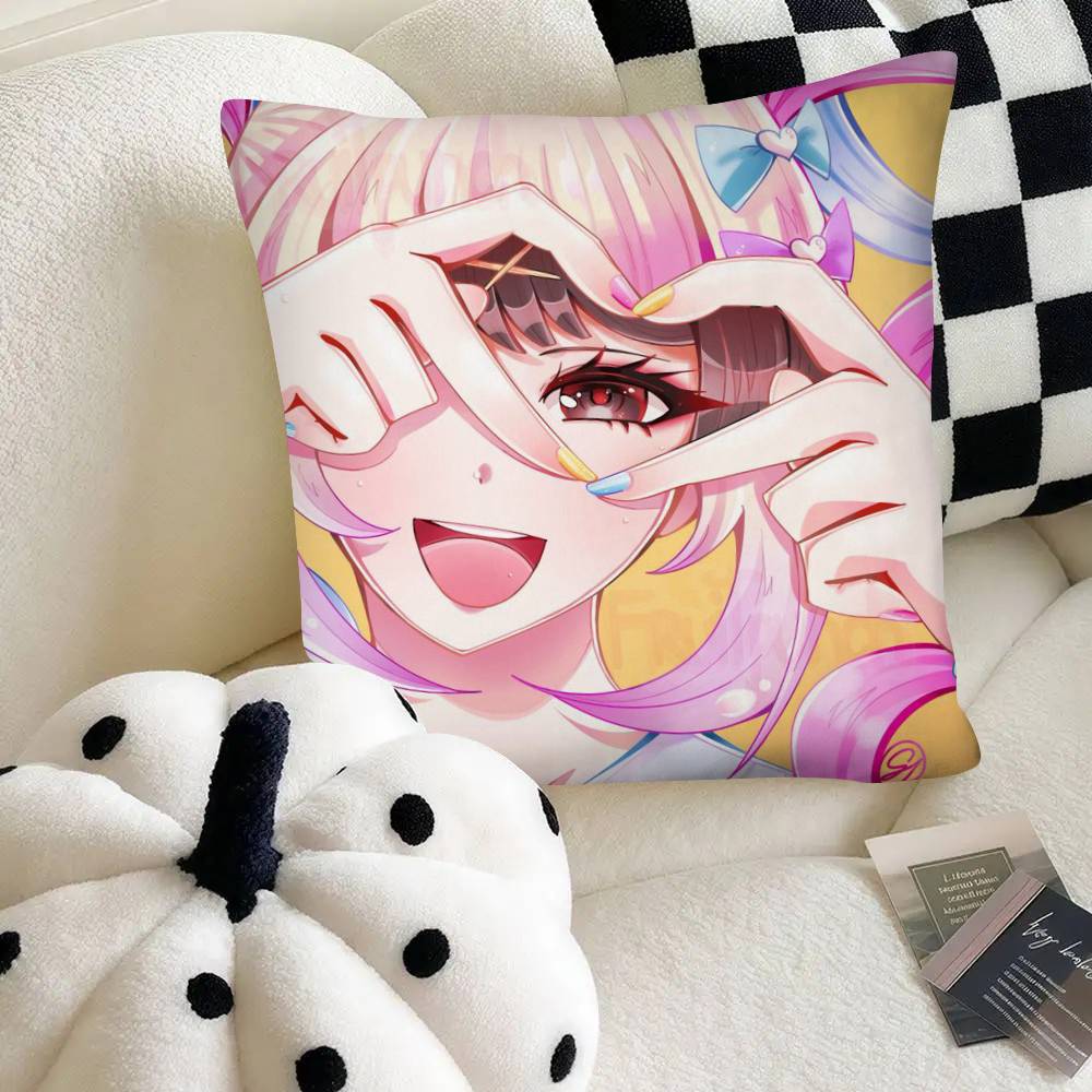 Needy Streamer Overload Pillow Case Fashion Square Pillowcase Bedroom Sofa Room Ins Decoration Leisure