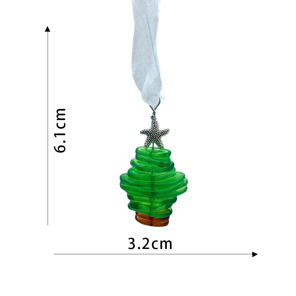 

Stunning Green And White Ocean Christmas Tree Ornament Perfect For Celebrations Festive Green