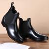 Damen Chelsea Regenstiefel Bequem Rutschfest Wasserdicht Gartenstiefel Modisch Gummisohle RegenStiefel Damen