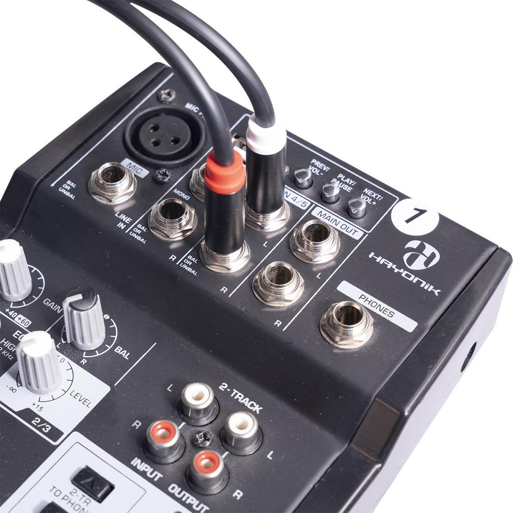 Câble audio double RCA mâle vers double 6,35 mm plaqué or avec coque en alliage d'aluminium et fil blindé