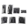 200 Psc Black Heat Shrinking Tube Set 2:1 Shrinking Ratio 10.4MPa 70 110 Celsius  Shrinkage Temp