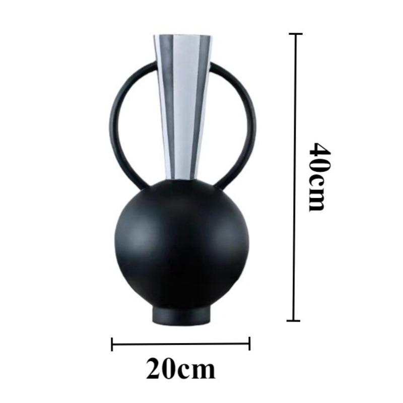

Resin Flower Vase Nordic Creative Flowerpot Modern Minimalist Household Flower bottle Living Room desktop Decorative Accessories