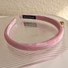New Vintage Chinese Jacquard Satin Embroidery Thin Headband for Women Elegant Hair Band Solid Hair Hoop Fashion Hair Accessories