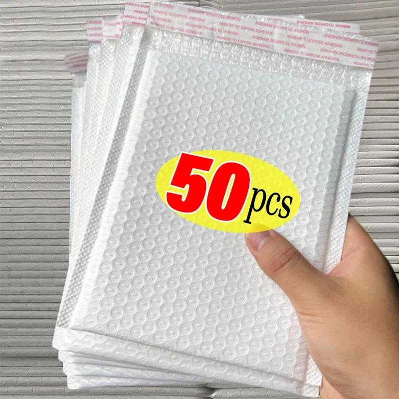 Wholesale White Bubble Envelopes Bag Waterproof Foam Bubble Mailers Shipping Envelope Bags Plastic Self Sealed Packing Pouches