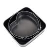 3pcs Removable Bottom Cake Embryo Mold Set Carbon Steel Live Bottom Baking Pan Tool  Home Kitchen