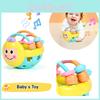 Bunte Baby Biene Weichgel Bettglocke Rassel Spielzeug Hand Greifball Spielzeug Kinderspielzeug