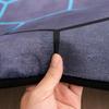 Game Console Area Rug for Bedroom and Playroom, Geometric Gamer Carpet, Decorative Non-Slip Floor Mat for Gaming Room