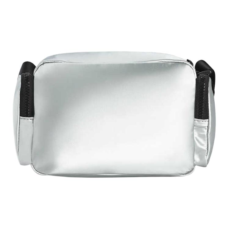 New FILA Fabric Shoulder Bag, Crossbody Bag Extra Small Women's Metallic Silver A13W446161FSV