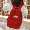 School bag Elementary school girl Junior high school student Corduroy backpack High school student college student backpack
