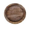 1PC Wood Trays Round Wooden Candle Holder Tray Plate Snack Dessert Kitchen Table Centerpiece Decoration Home Decor