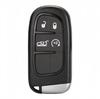 Xjmynb For Jeep Grand Cherokee Dodge Ram 1500 Journey Dart Challenger Durango 2/3/4/5 Buttons Remote Car Key Shell Case Fob